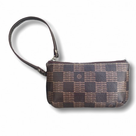 MONEDERO DE MANO (BOLSITO MARRÓN)