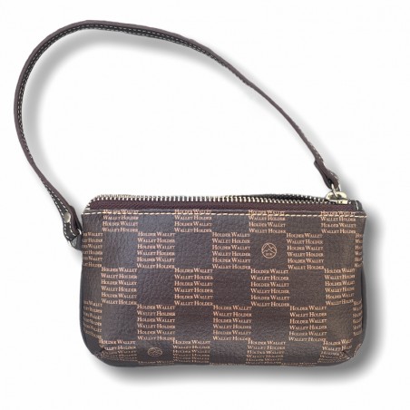 MONEDERO DE MANO (BOLSITO MARRÓN)