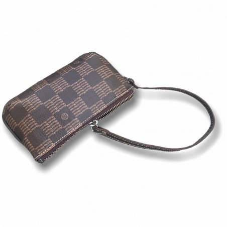 MONEDERO DE MANO (BOLSITO MARRÓN)