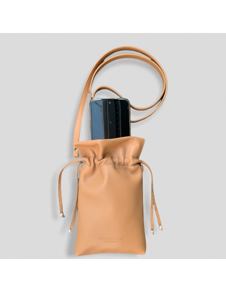 MINI SACO PORTA MÓVIL(CAMEL)