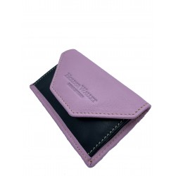 COIN POCKET PIEL (rosa y...