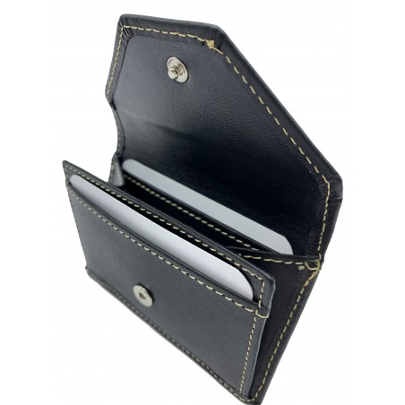 COIN POCKET PIEL ( NEGRO)