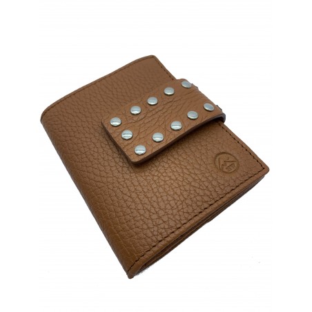SMALL WALLET ROCK 100% LEATHER