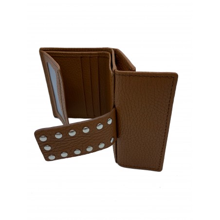 SMALL WALLET ROCK 100% LEATHER