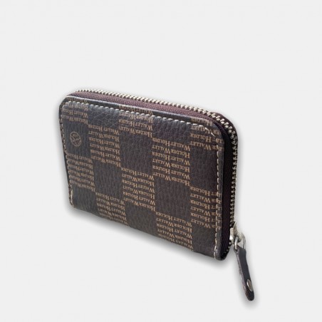 CHESS KEY CARD HOLDER BROWN