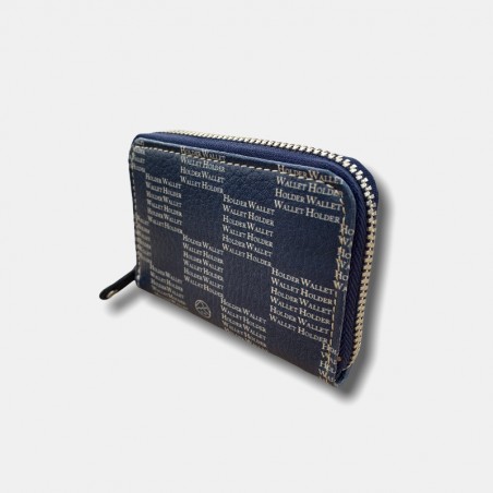 BLUE CHESS KEY RING CARD HOLDER