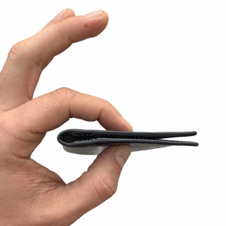 SKINNY WALLET 100% PIEL (NAVY BLUE)