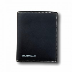 SKINNY WALLET 100%PIEL (BLACK)
