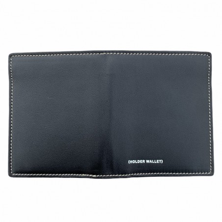 SKINNY WALLET 100%PIEL (BLACK)