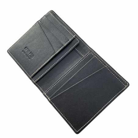 CARTERA SKINNY 100%PIEL (NEGRA)