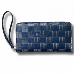 BILLETERO GRANDE AJEDREZ AZUL 2