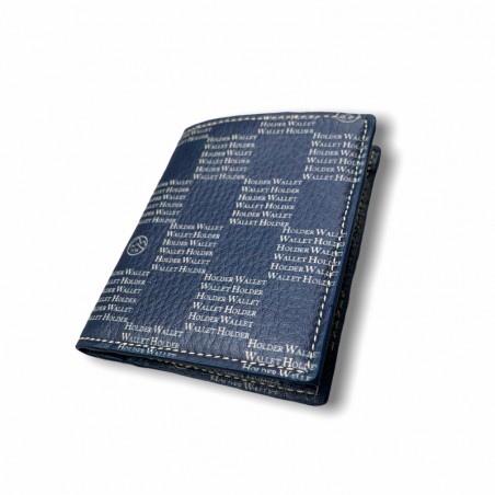 CARTERA SKINNY (AZUL AJEDREZ )