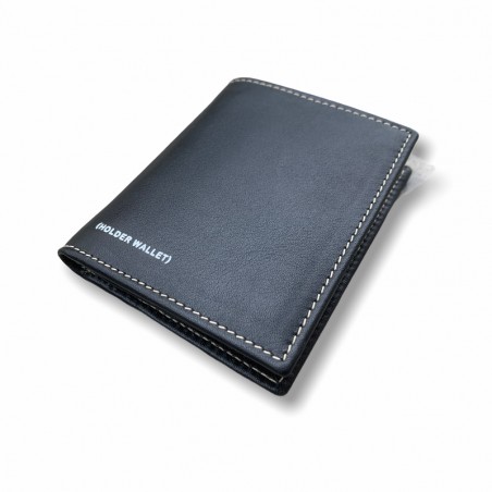 CARTERA VERTICAL ZIPPER CLASIC NEGRA