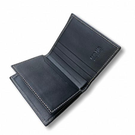 CARTERA VERTICAL ZIPPER CLASIC NEGRA