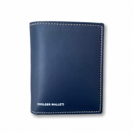 CARTERA VERTICAL ZIPPER CLASIC (AZUL MARINO)