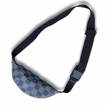BLUE CHESS FANNY PACK