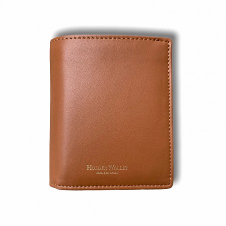 CARTERA BROCHE SLIM ( COLOR CUERO RUBIO)