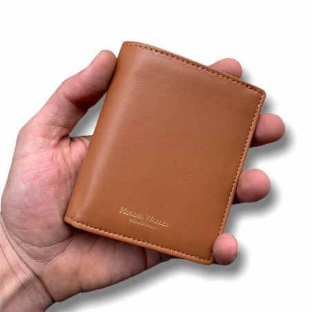 CARTERA BROCHE SLIM ( COLOR CUERO RUBIO)